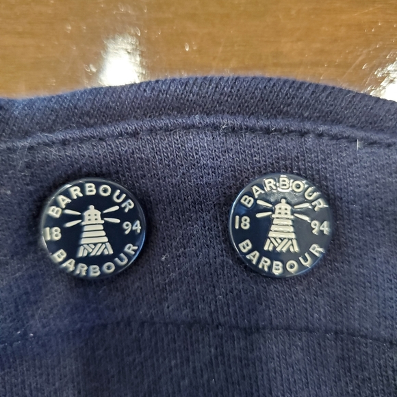 Worn Once- Barbour Navy Striped Sweater!!🌺🌺🌺 - Picture 7 of 8